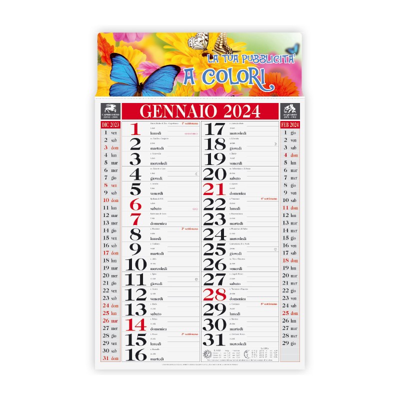 Calendario 2024 Olandese Basic - Shardana Gadget
